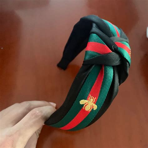 gucci headband red and green replica|gucci inspired headband.